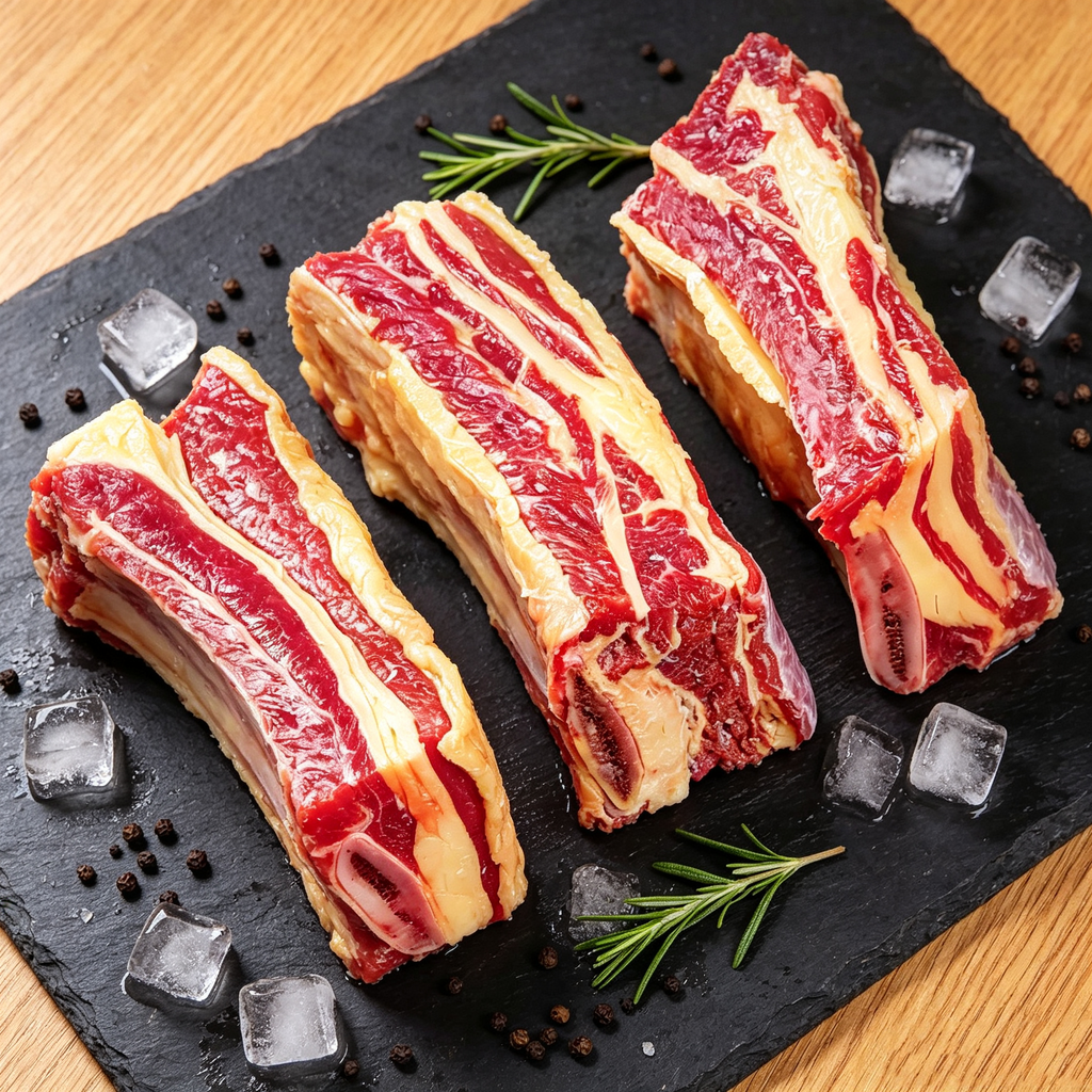 Frozen Raw Bone-in Beef Ribs