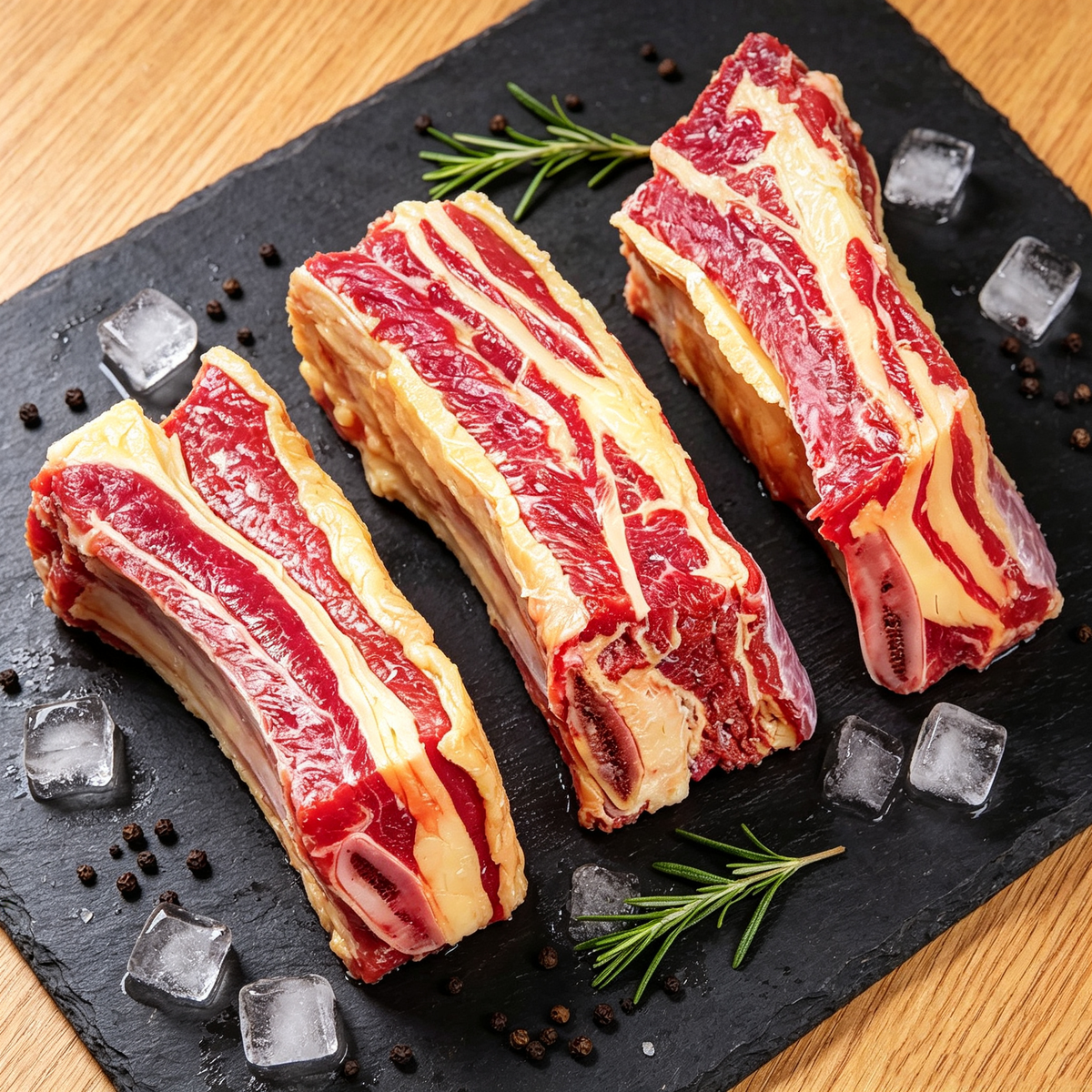 Frozen Raw Bone-in Beef Ribs
